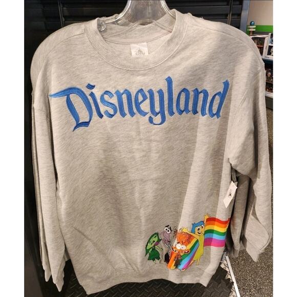 Disneyland Resort Pixar Inside Out 2 Pullover Sweatshirt LARGE New 2025 Anxiety - Picture 12 of 14